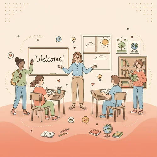 students in classroom first day icebreaker activities