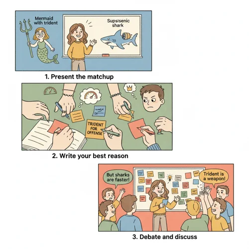 Boss Battle - Students debating with Post-It notes