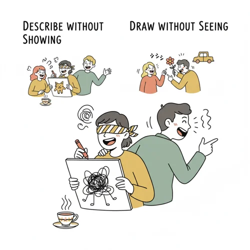 Blindes Zeichnen - How to Play